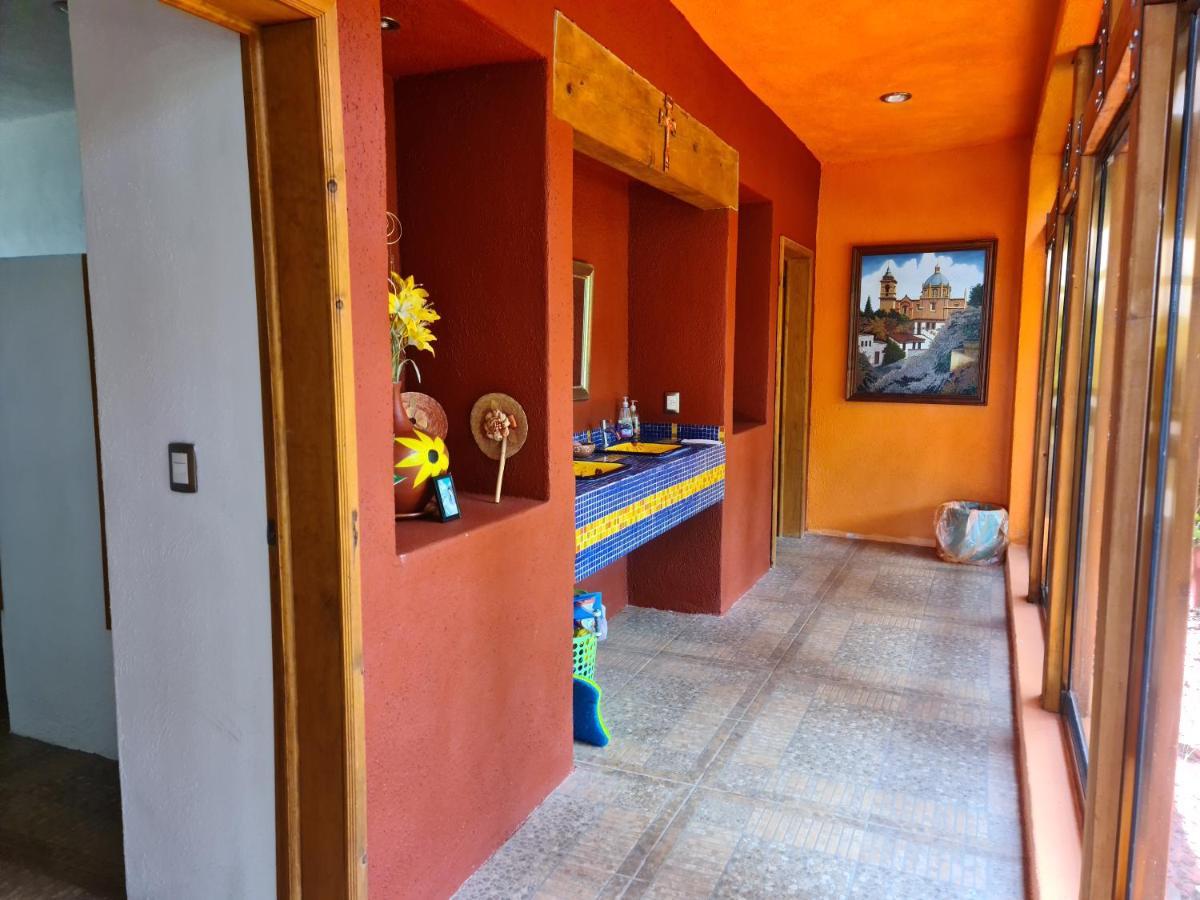 Finca Los Angeles Hospederia & Sociales Huasca de Ocampo Dış mekan fotoğraf