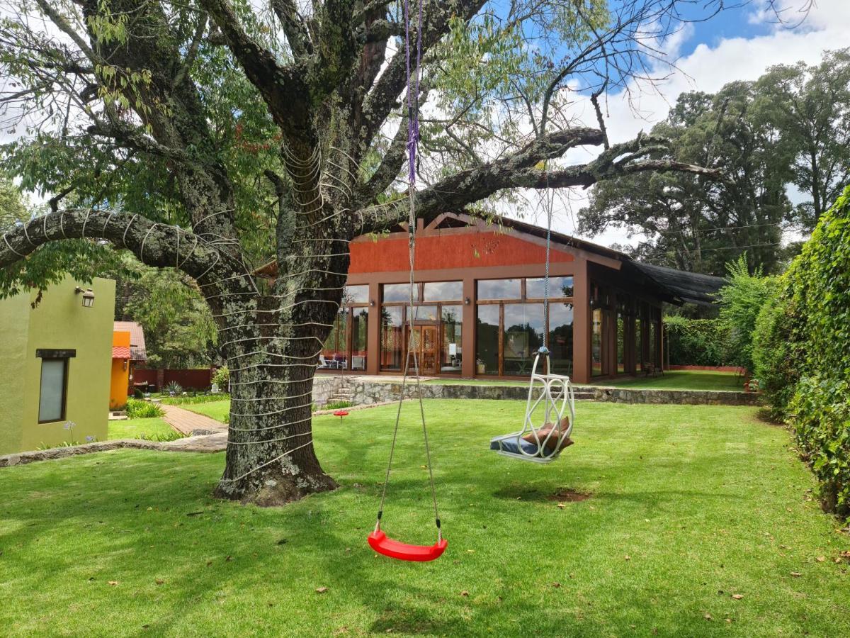 Finca Los Angeles Hospederia & Sociales Huasca de Ocampo Dış mekan fotoğraf