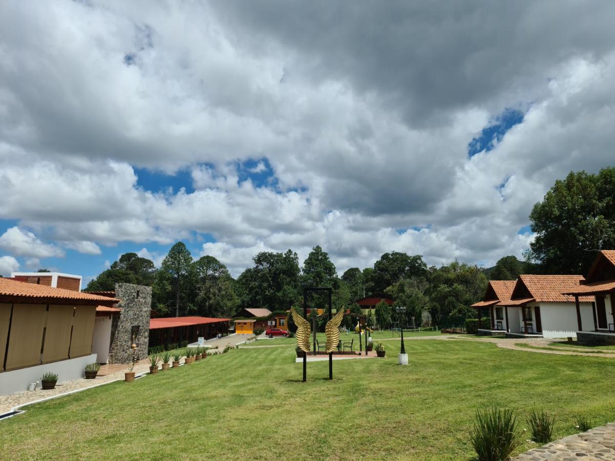 Finca Los Angeles Hospederia & Sociales Huasca de Ocampo Dış mekan fotoğraf